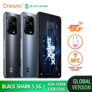 Siyah Köpekbalığı 5 5G (NFC) 128GB | 256GB / 120W Hiper Şarj / 144Hz AMOLED ekran / Qualcomm Aslanağzı 870 5G (7 nm)